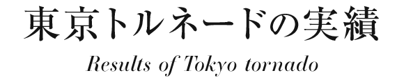 東京トルネードの実績